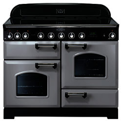 Rangemaster Classic Deluxe 110 Induction Hob Range Cooker Royal Pearl